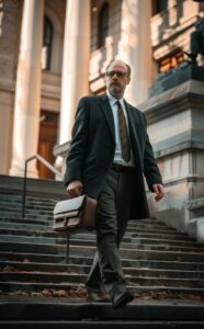 Huelga de Jueces y Fiscales - Imagen generada por Inteligencia Artificial